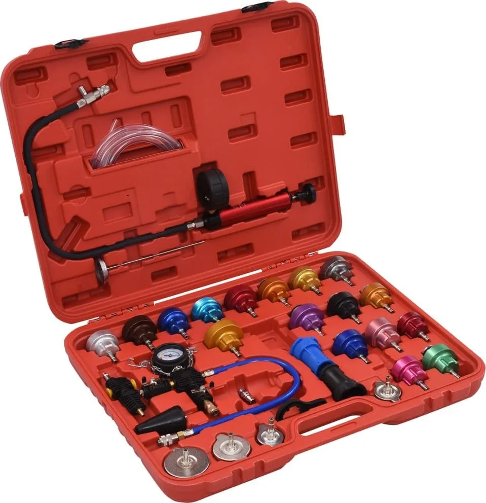 vidaXL 28-teiliges Kühlsystem-Druck- und Temperaturmessset (210534) – 210534