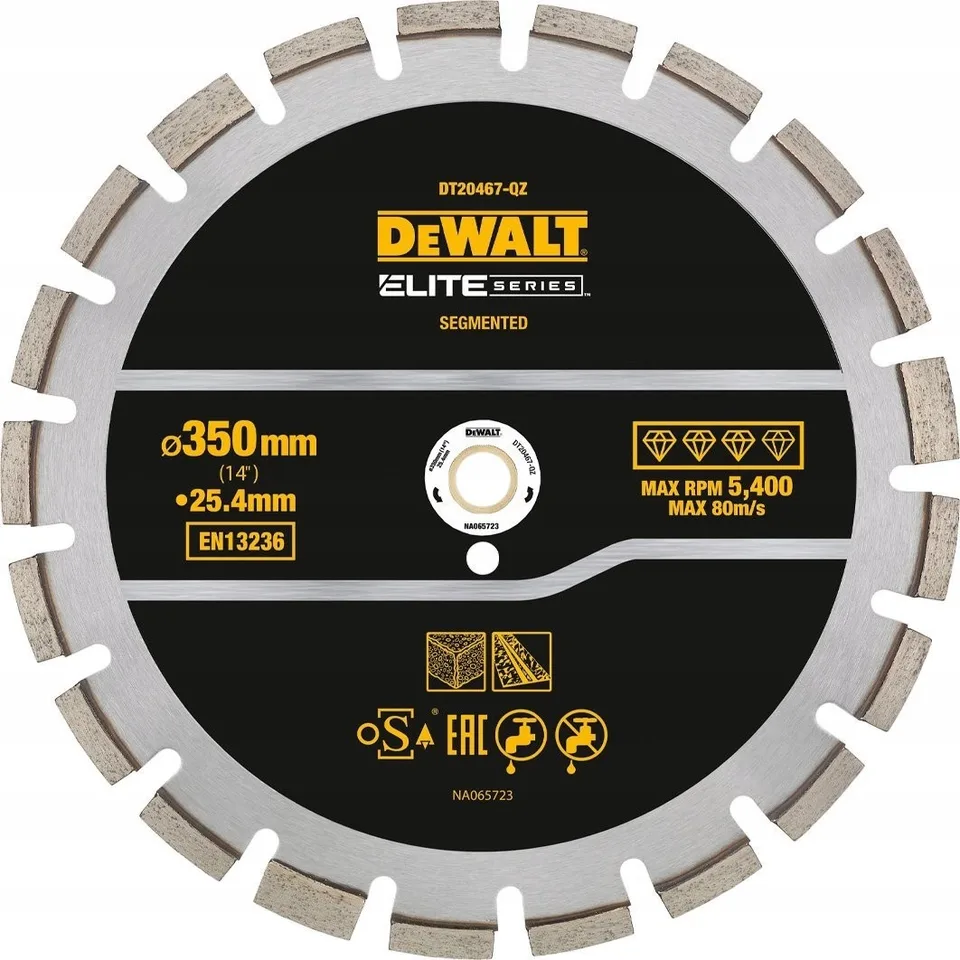 Dewalt DEWALT Diamanttrennscheibe 350 mm ELITE Asphalt/Beton