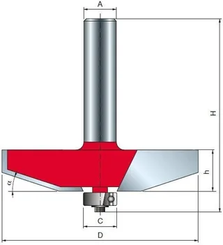 Fräser 99-22312P 76,2 × 16 × 60 × 12,0 18˚