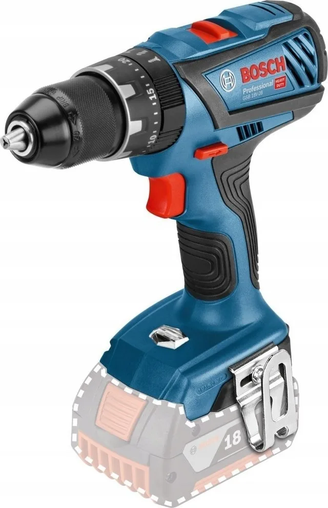 Bosch Professional Bohrhammer GSB 18V-28 18V28 (ohne Ladegerät) blau (06019H4000)