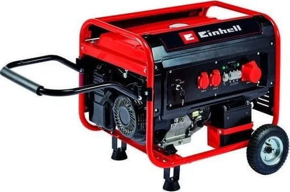 Einhell Einhell Benzingenerator TC-PG 55/E5, Generator (rot/schwarz, 7,5 kW)