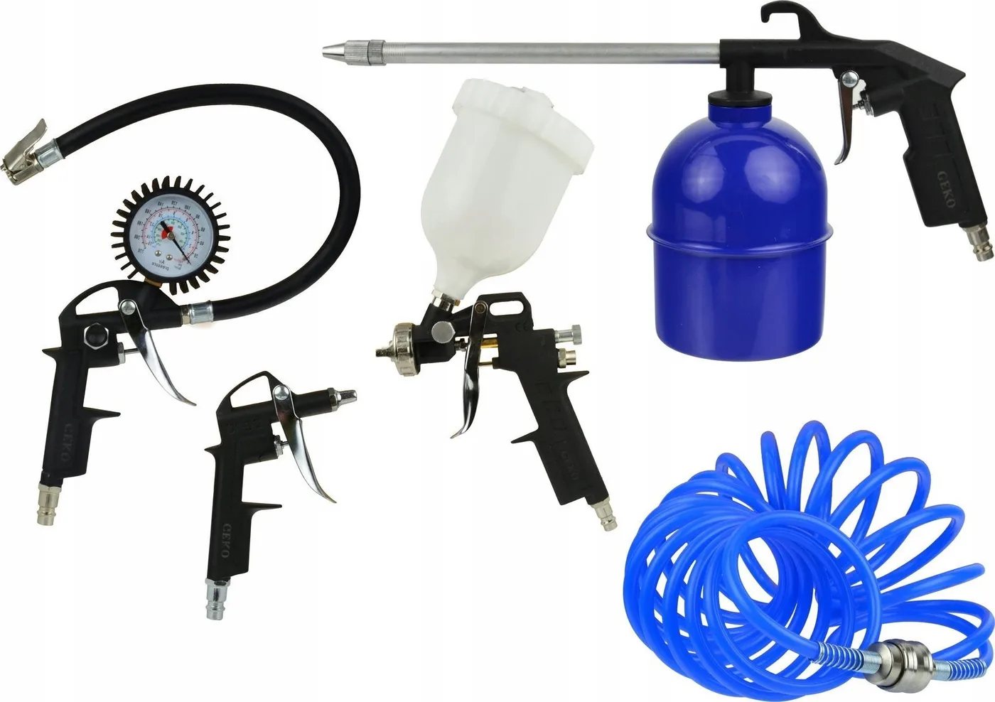 Geko Lackierpistole + Druckminderer und Wasserabscheider (20)