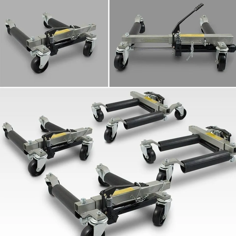 Bituxx HUBGERÄT HUBGERÄTE MANÖVRIERWAGEN FÜR AUTOS 680 KG/STÜCK – 4 STÜCK
