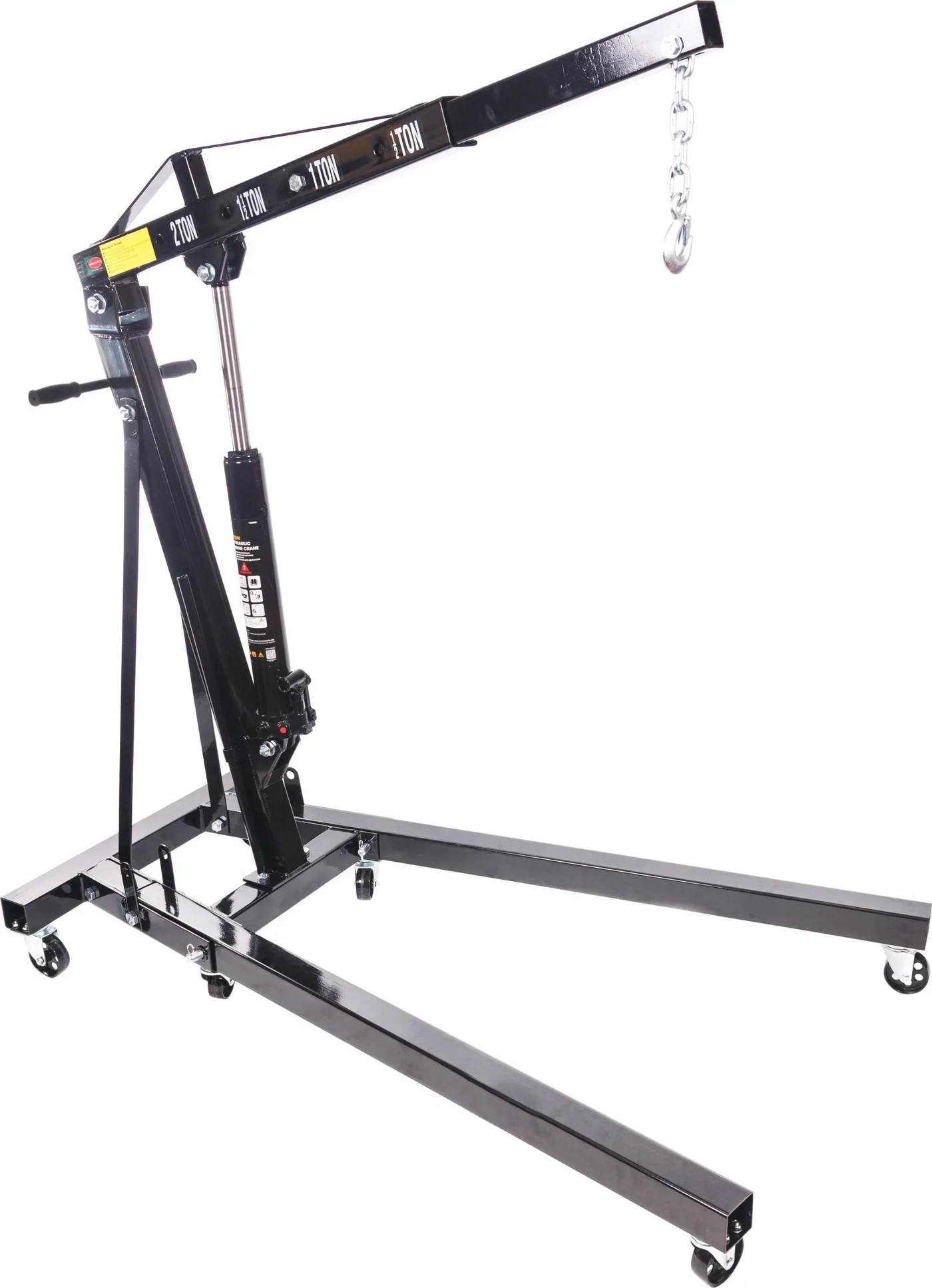 Rockforce 2-Tonnen-Werkstattkran – hydraulischer, klappbarer Motorheber