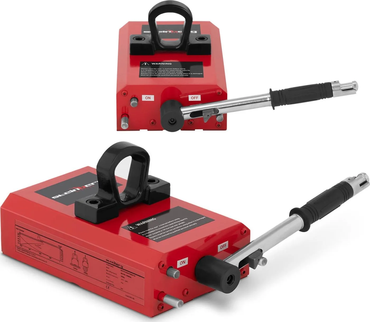 Steinberg Professioneller Magnetgreifer für Bleche und Profile, 600 kg Professioneller Magnetgreifer für b