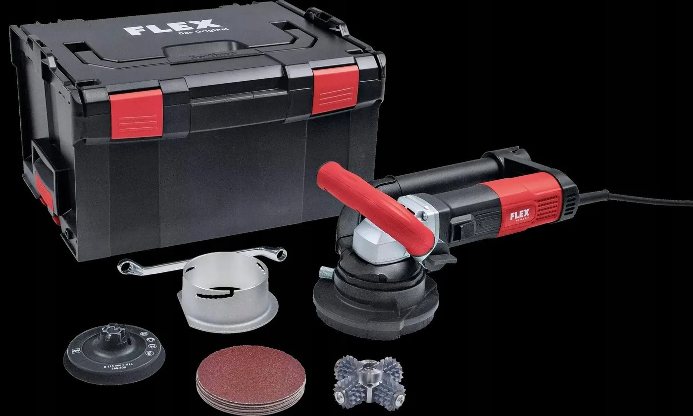 Flex-Fräsmaschine, Restaurierungsmaschine mit Regler RE 16-5 115, Set mit Spitzfräsern