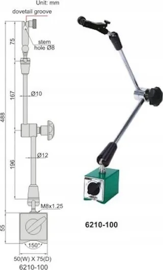 Insize MAGNET-STÜTZE L500