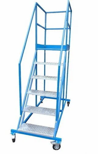 Stahl-Arbeitsbühne, fahrbar, 5 Stufen und Plattform (Standard)