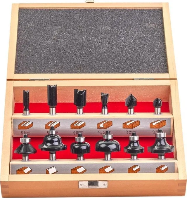 Milwaukee-Fräser MILWAUKEE SHANK CUTTERS 8 mm, 12er-Set