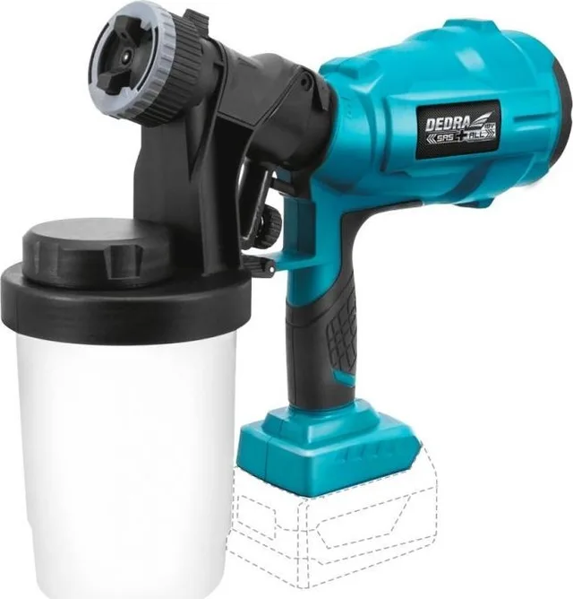 Dedra Farbspritzgerät DED7057 18 V