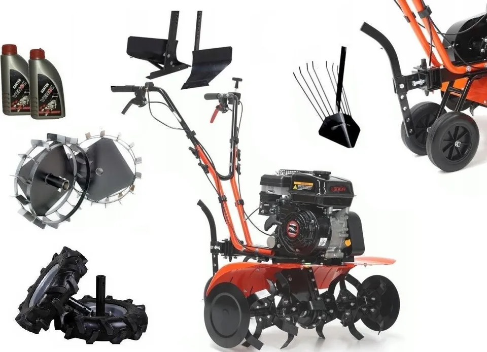 Hortmasz-Motorhacke HGS 6580 L HORTMASZ, benzinbetrieben + 7-teiliges Zubehörset