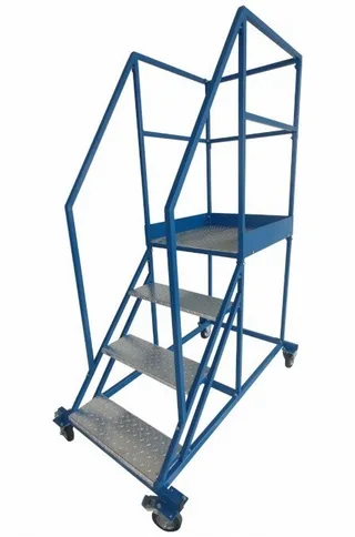 Stahl-Arbeitsbühne, fahrbar, mit 3 Stufen und Plattform (Standardausführung)