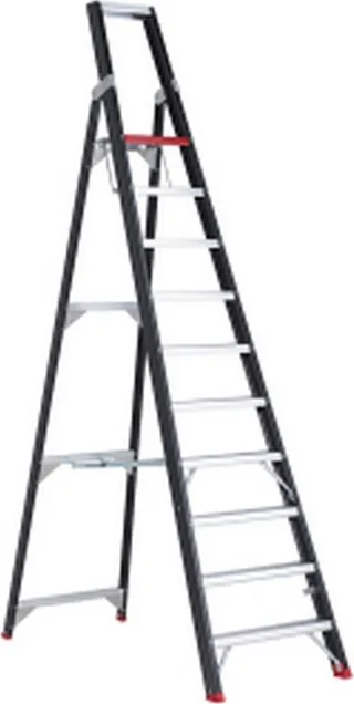 Lero TAURUS Einseitige Leiter (Höhe 235 cm, 10 Sprossen)