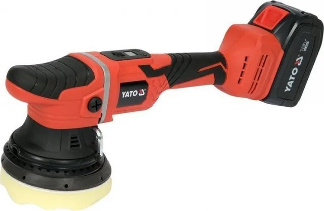 Yato Exzenterschleifer 125 mm, 18 V, 4,0 Ah + Ladegerät (1 Stück)