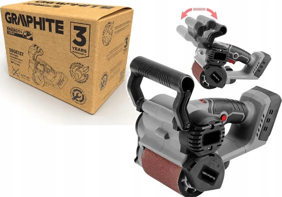 Graphite Akku-Poliermaschine Energy+ 18 V 58GE137 + 4-Ah-Akku mit Ladegerät 58GE132