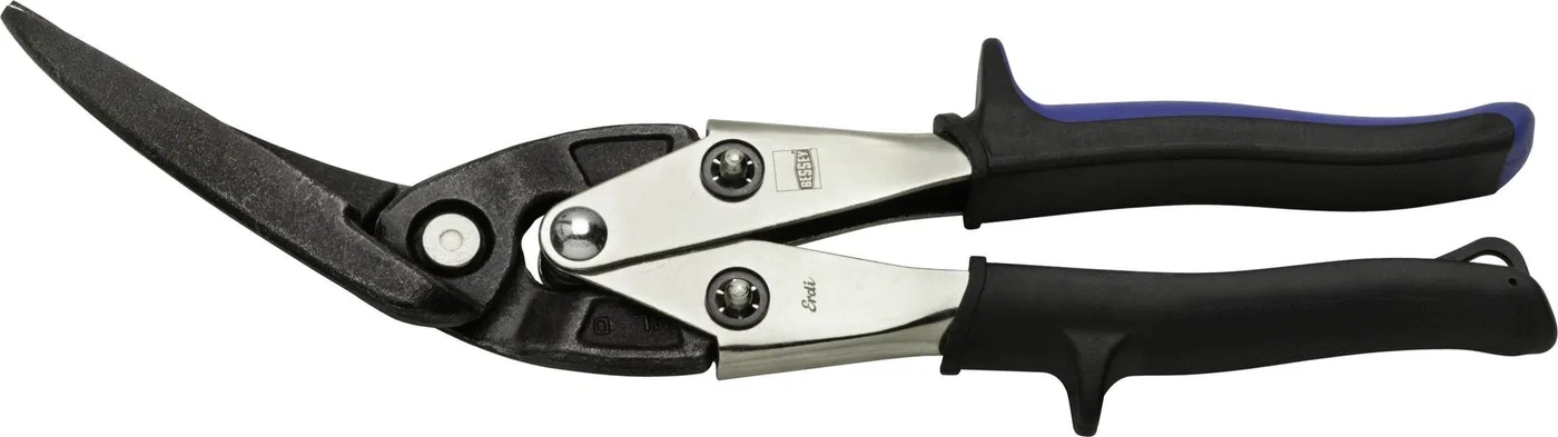 Freund-Schere für Blech mit erhöhter Scherkraft, 280 mm, linksschneidend, gebogen, verlängert