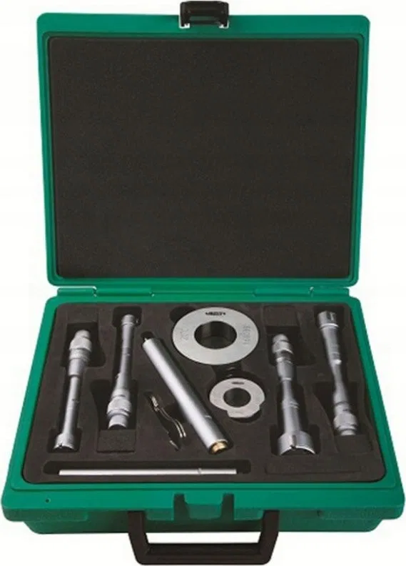 Insize 3-Punkt-Mittelbohrer, analog, 20-50/0,005, Set + Ring