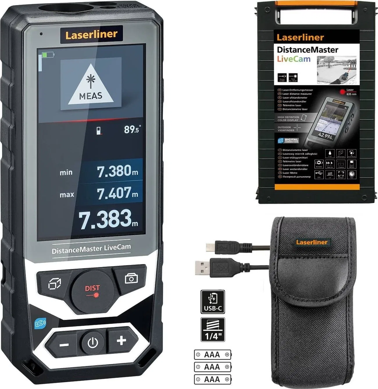 Laserliner Entfernungsmesser DistanceMaster LiveCam – Laserliner