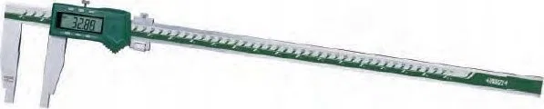 Insize Digital-Messschieber 300, 12 mm, 3 V, ABS, Datumsanzeige, Messbereich 150 mm, einseitig