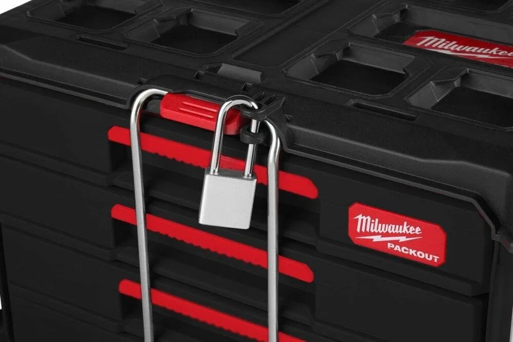 Milwaukee MILWAUKEE PACKOUT Kiste mit 4 Schubladen