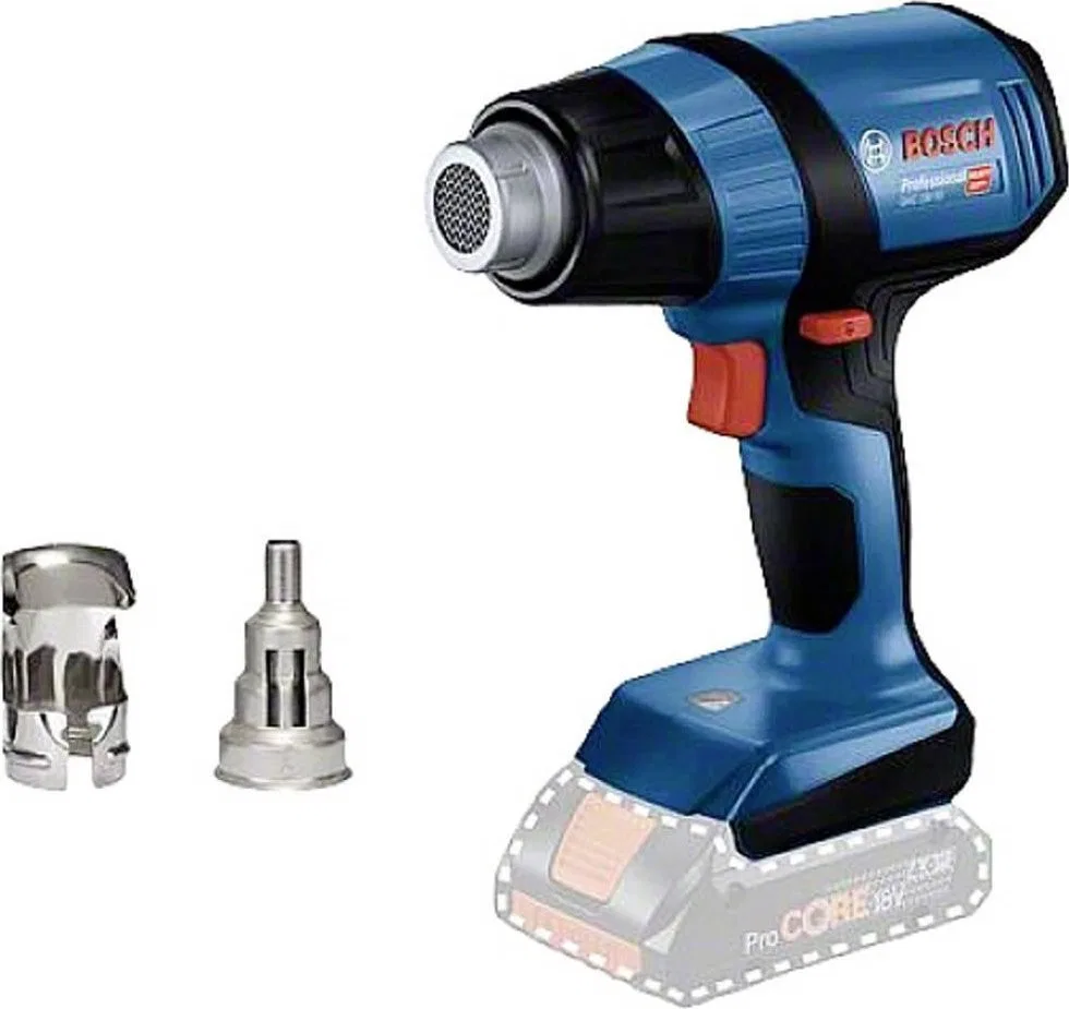 Heißluftgebläse von Bosch Professional Akku-Heißluftgebläse Bosch Professional GHG 18V-50 + Universal-Düsen