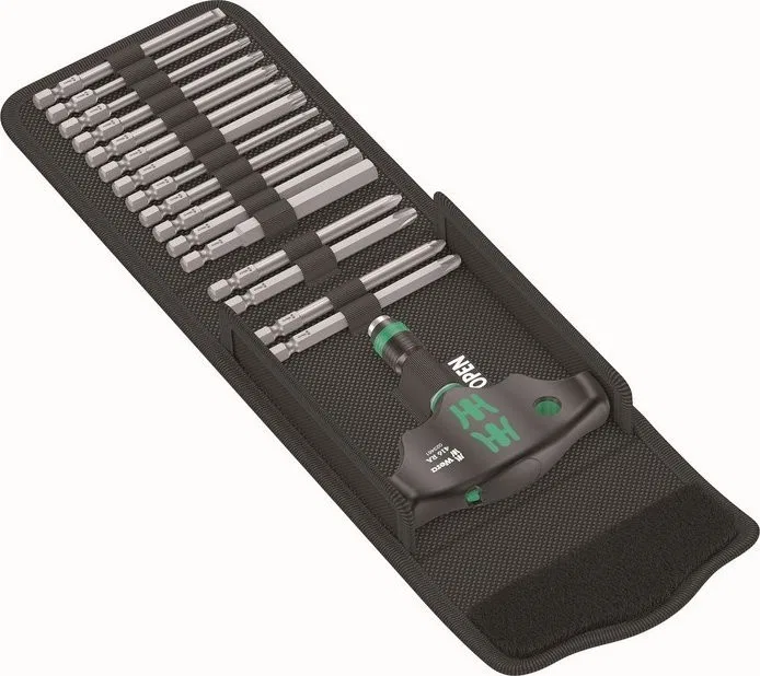Wera KRAFTFORM KOMPAKT 400 RA SET, SET 1, 17-teilig