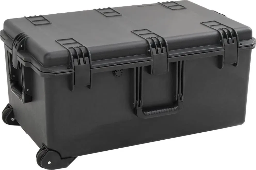 vidaXL vidaXL Werkzeugkoffer im Flugkoffer-Design, schwarz, 79,5 x 52 x 39 cm, PP