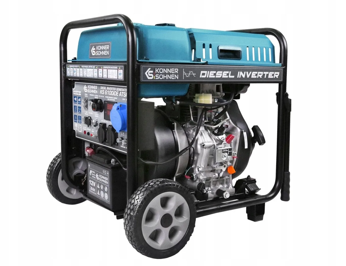 KS DIESEL-INVERTER-GENERATOR KS 6100iDE ATSR 5,5 kW 230 V