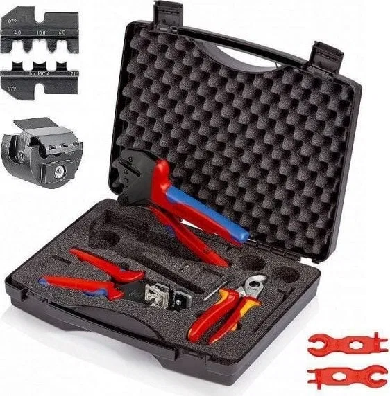 Knipex Werkzeugkoffer für Photovoltaik MULTI-CONTACT, 4-teilig (1 Satz)