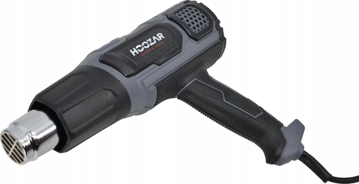 Hoozar Heißluftpistole HOOZAR 2000 W mit Leistungsregelung und Zubehör, LCD-Display