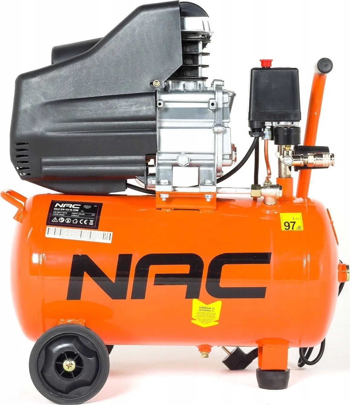NAC-Kompressor NAC ÖLKOMPRESSOR 24 l 1,5 kW 8 bar