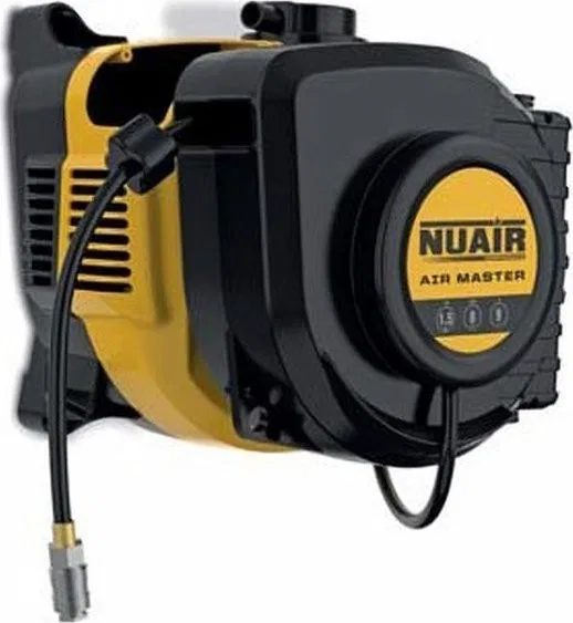 Nuair-Kompressor – ölfreier Standkompressor, 1,5 PS, 8 bar, 9 m Schlauch, schallgedämmt