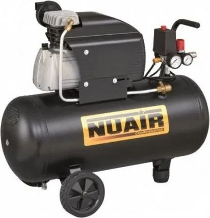 Nuair-Kompressor, ölgeschmiert, 50 l, 8 bar, 2 PS (1 Stück)