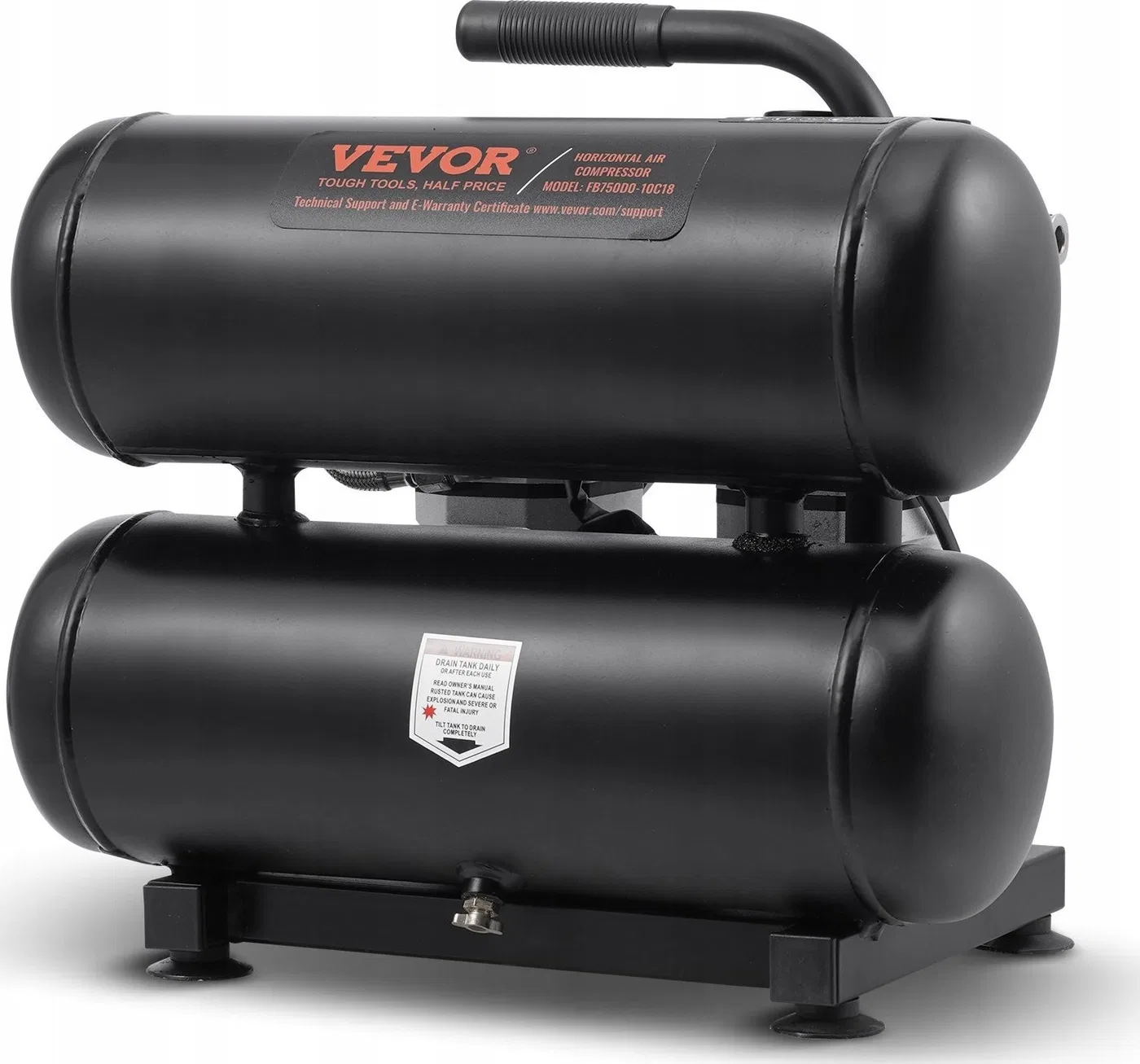 Tragbarer Luftkompressor 650 W, 18 l