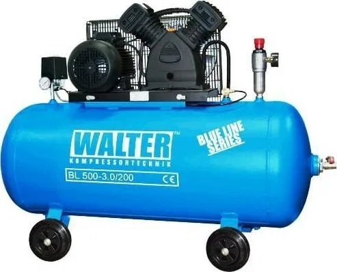 Walter-Kompressor, ölgeschmierter Kolbenkompressor BL500-3.0/200, 400 V (1 Stück)