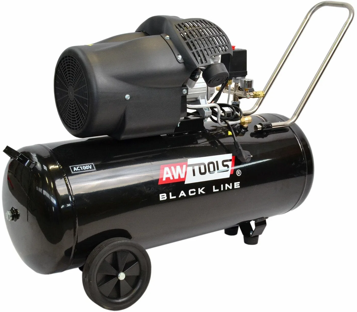AWTOOLS KOMPRESSOR AC100V 100L 3,0 PS BLACK LINE