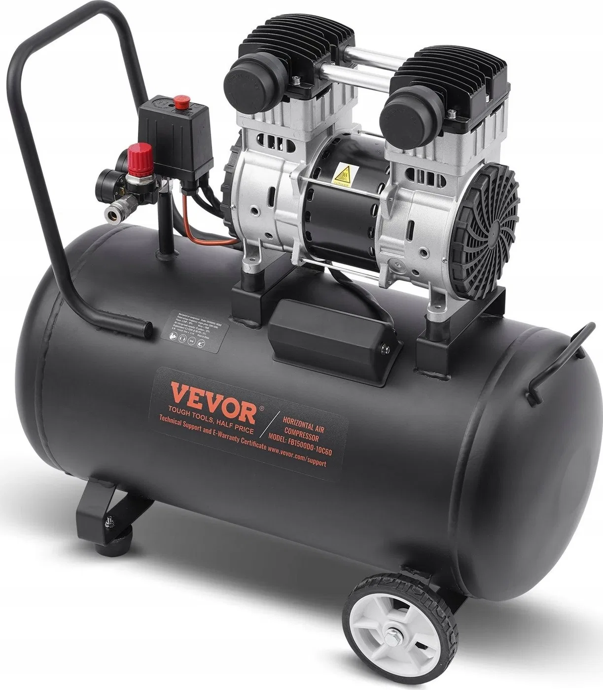 Tragbarer Luftkompressor 1250 W, 60 l