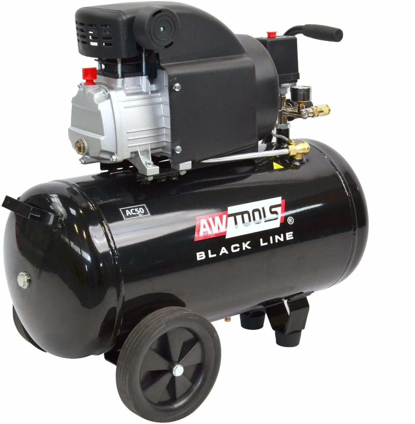 AWTOOLS Kompressor AC50 50 l 2,0 PS BLACK LINE