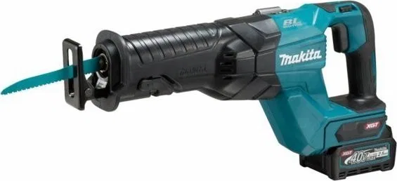 Makita-Säbelsäge Makita Akku-Säbelsäge JR001GM201 XGT, 40 V, Säbelsäge (blau/schwarz, 2x Li-Ion-XGT-Akku 4,0 Ah,