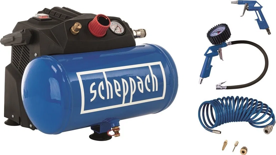 Scheppach-Kompressor Scheppach HC06 6 l + Zubehörset