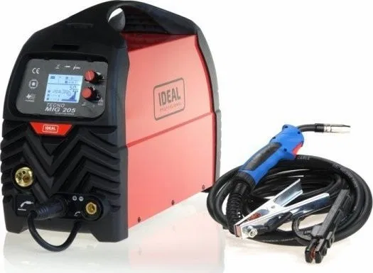 Ideal PÃÅAUTOMAT SCHWEISSGERÄT TECNOMIG 205 LCD MIG/WIG/Hand-MMA SYNERGIC