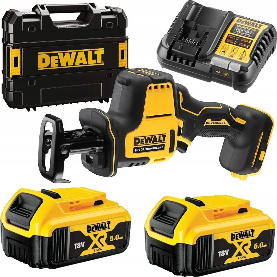 Dewalt-Säbelsäge DEWALT SÄBELSÄGE 18 V DCS369P2 2x5,0 Ah TSTAK