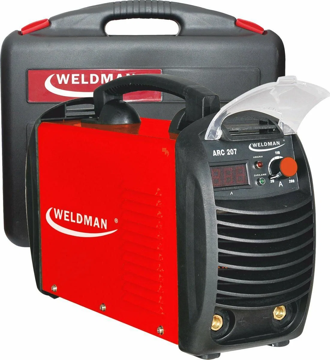 Weldman Inverter-Schweißgerät WELDMAN ARC-207 / Kunststoffkoffer D103014