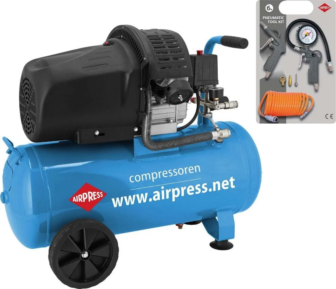 Airpress HL 425-50 Kompressor (+ Zubehörset) 8 bar 50 l (36888)