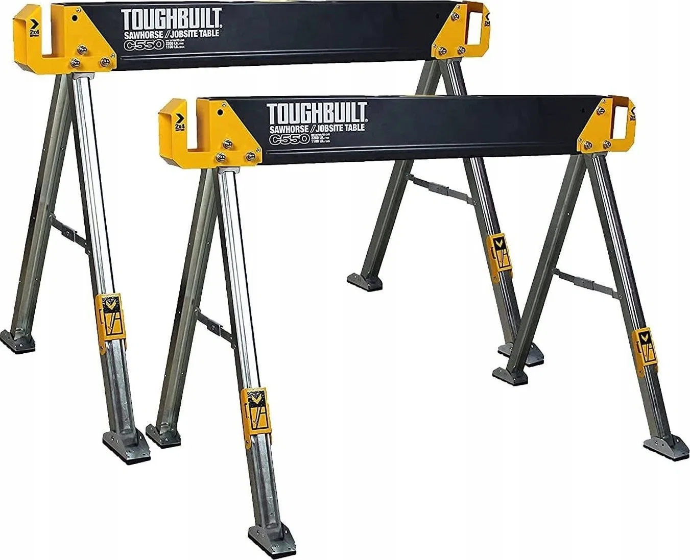 ToughBuilt Construction Ziegenfell ToughBuilt(r) C550, 2 Stück