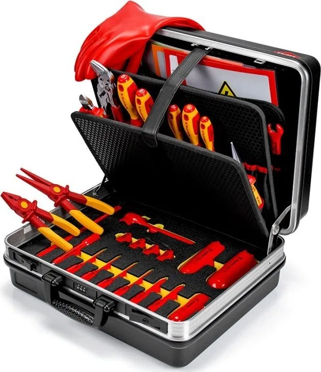 Knipex Werkzeugkoffer BASIC E-MOBILITÄT 465 × 200 × 410 mm