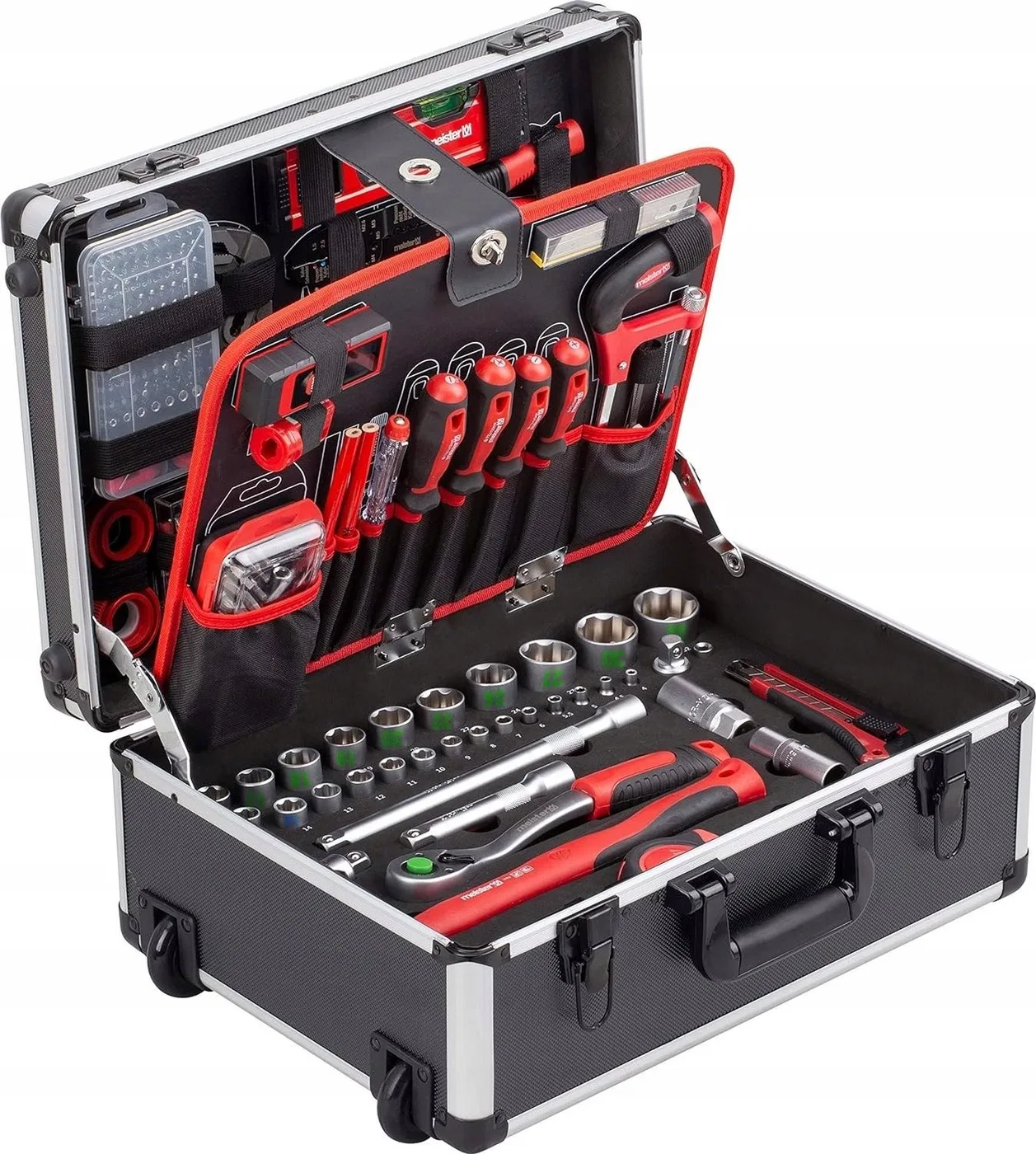 Meister-Werkzeugwagen Meister-Set Koffer Werkzeugwagen 238-teilig, Koffer, neu