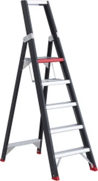 Lero TAURUS Einseitige Leiter (Höhe 120 cm, 5 Sprossen)