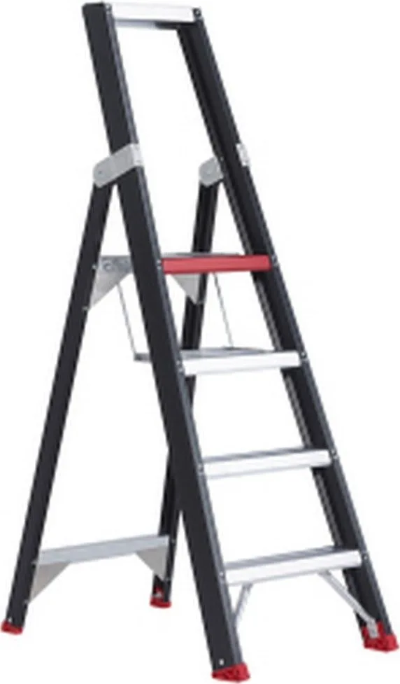 Lero TAURUS Einseitige Leiter (Höhe 95 cm, 4 Sprossen)