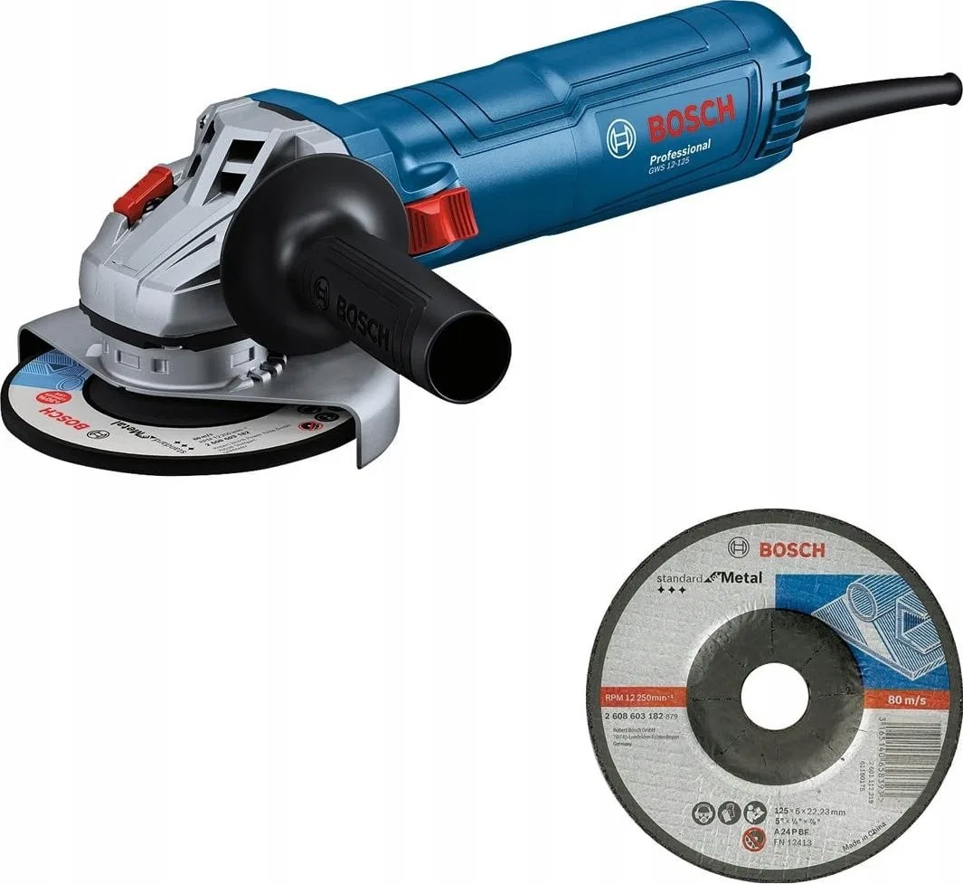 Bosch-Winkelschleifer BOSCH.ANGLE GRINDER 125 mm/1200 W GWS 12-125 + Scheibe